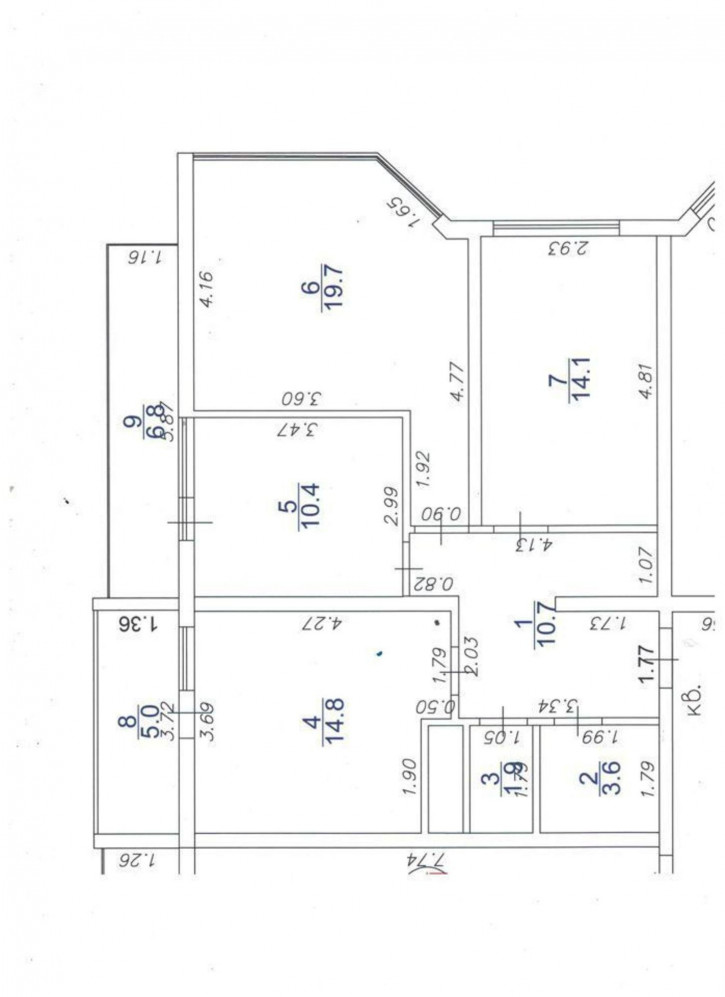 3-комн квартира Крепостная улица, 51к1