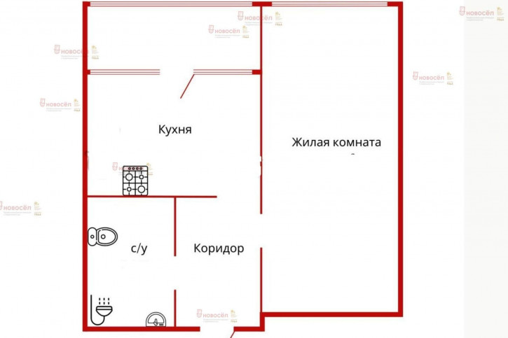 1-комн квартира Светлый микрорайон 11