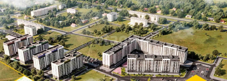 1-комн квартира в новом доме Живописная