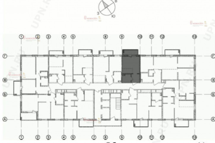 1-комн квартира в новом доме пехотинцев 2а1