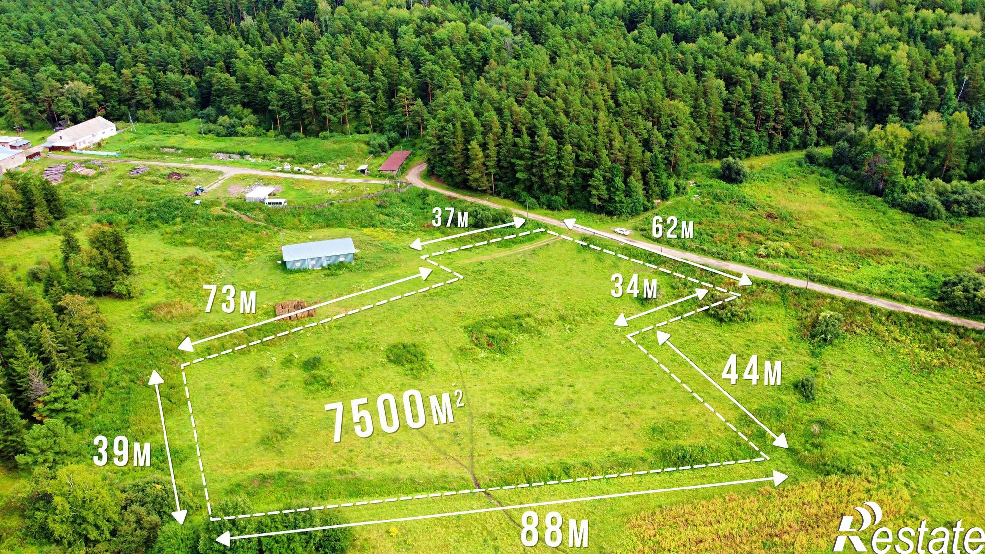 Купить землю, земельный участок за 500 000 рублей на село Батурино,Таёжный переулок,1Б