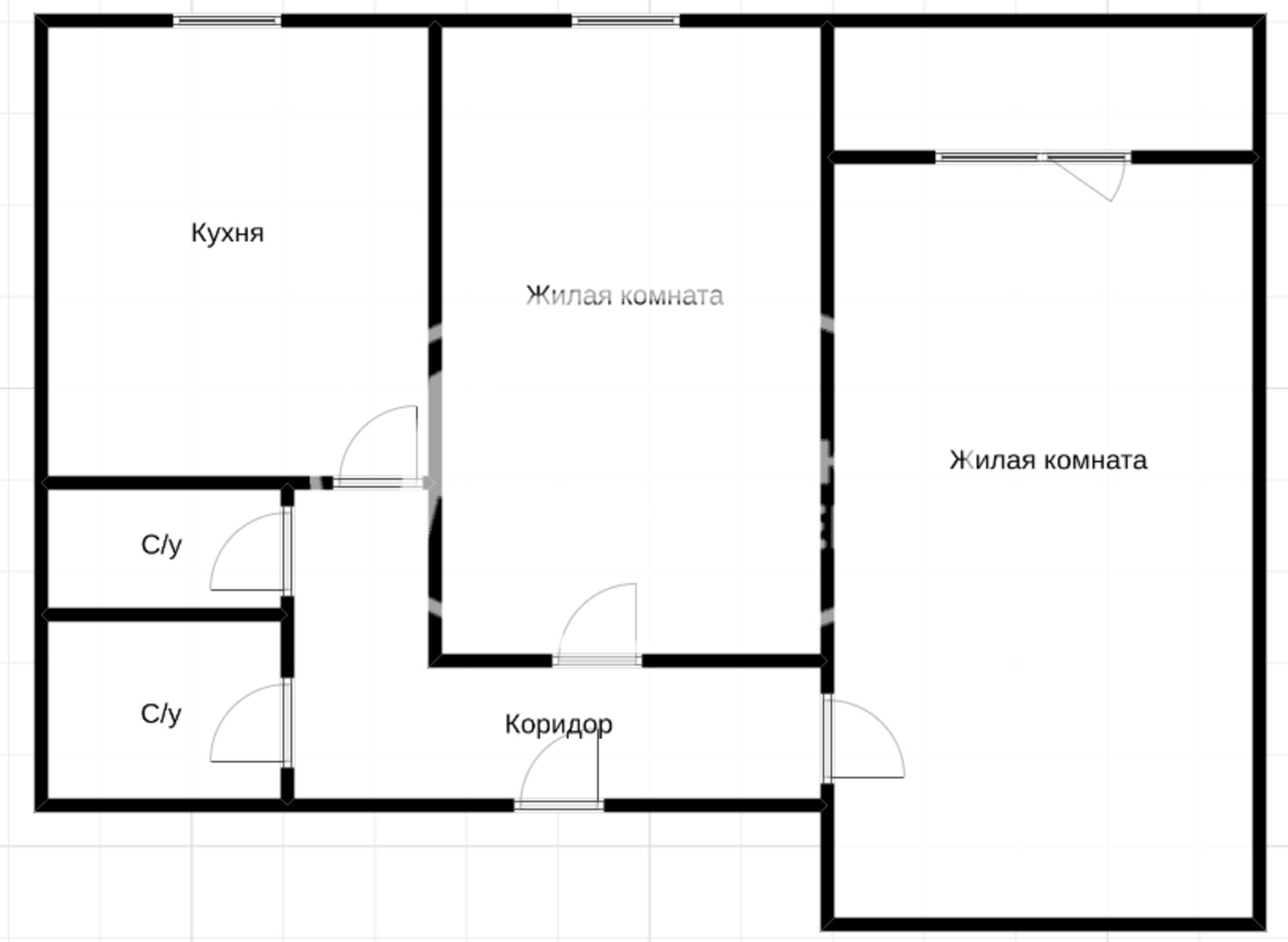 Купить квартиру за 2 600 000 рублей на Пионерская улица, 83Б