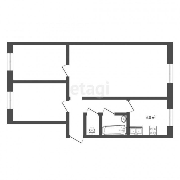 3-комн квартира Советская, 8