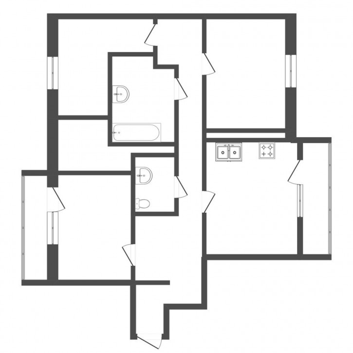 3-комн квартира Муравленко, 5