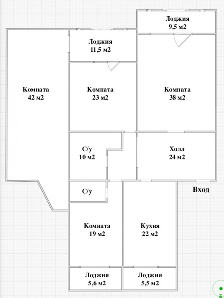 3-комн квартира Арцыбушевская улица, 40