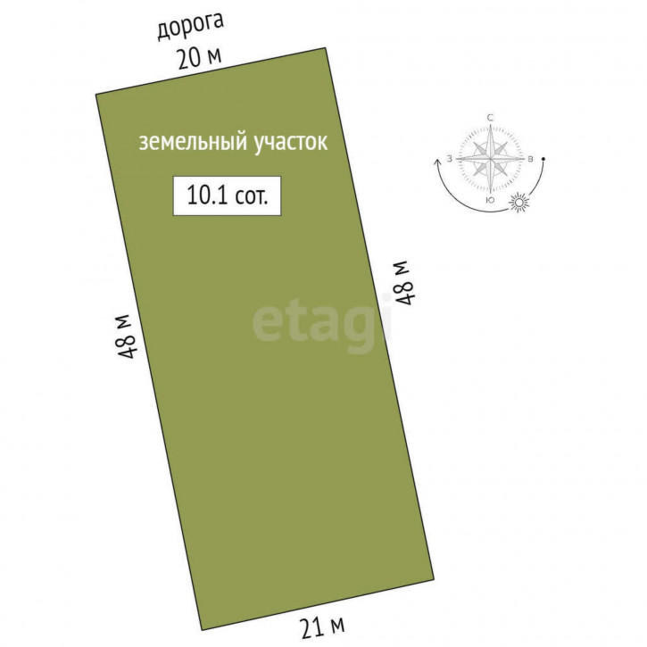 Земельный участок Новокаменский КП