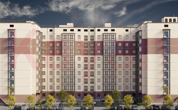 1-комн квартира в новом доме ул Юбилейная