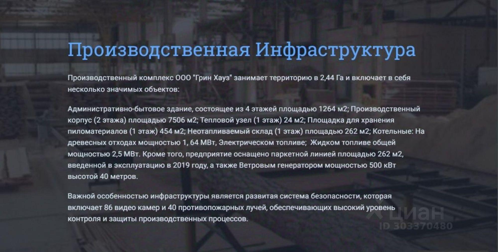 Купить производственную площадь за 160 000 000 рублей на 47К-062
