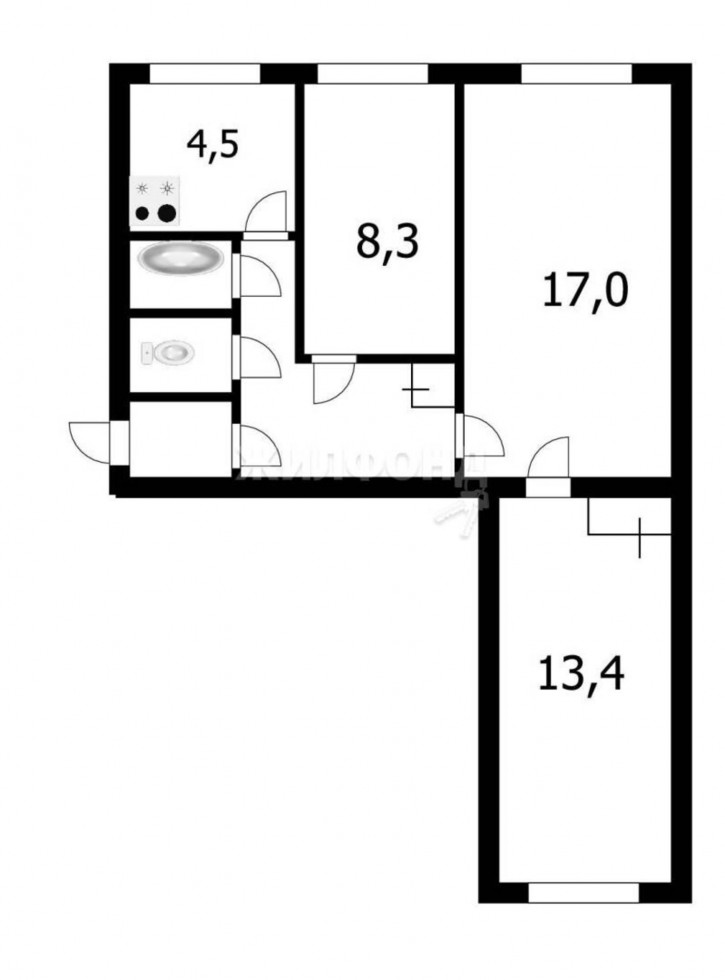 3-комн квартира Дуси Ковальчук, 272
