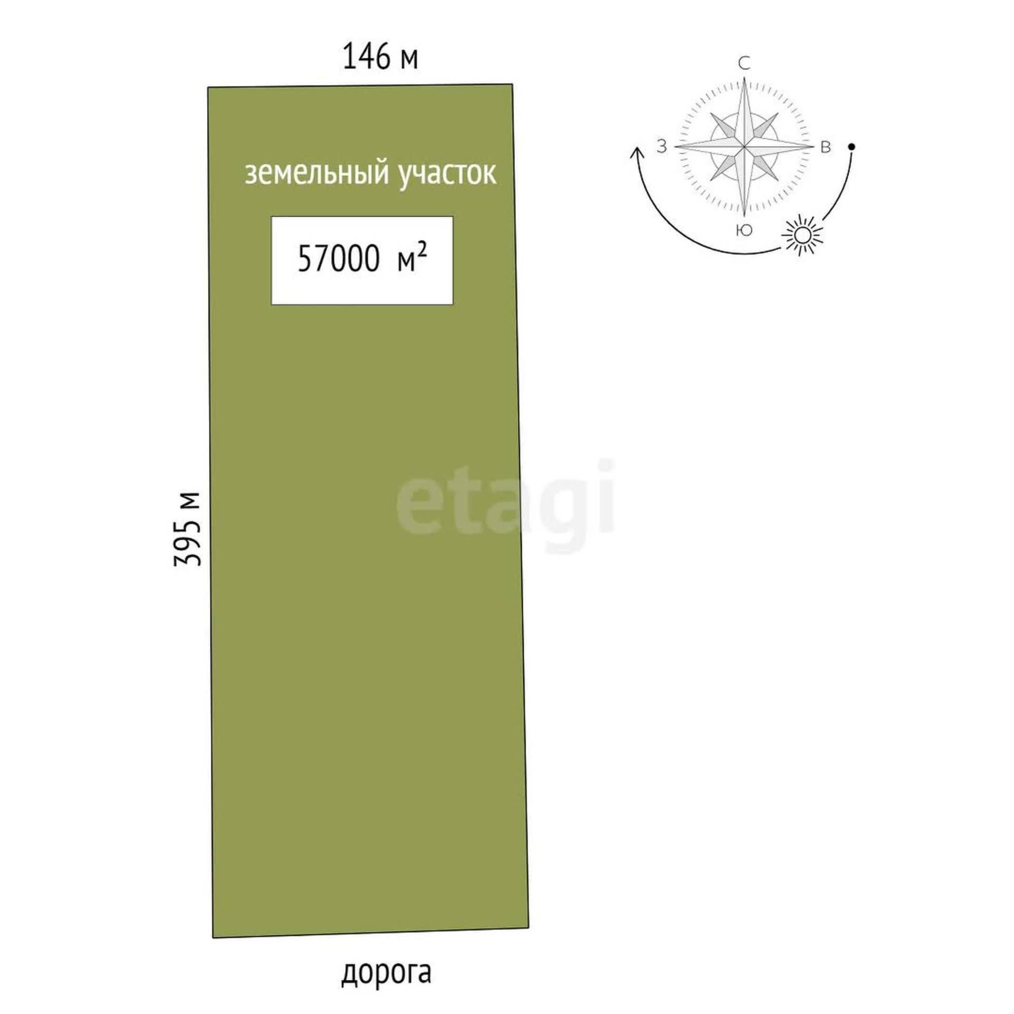 Купить землю, земельный участок за 5 100 000 рублей на 72:17:2208001:433