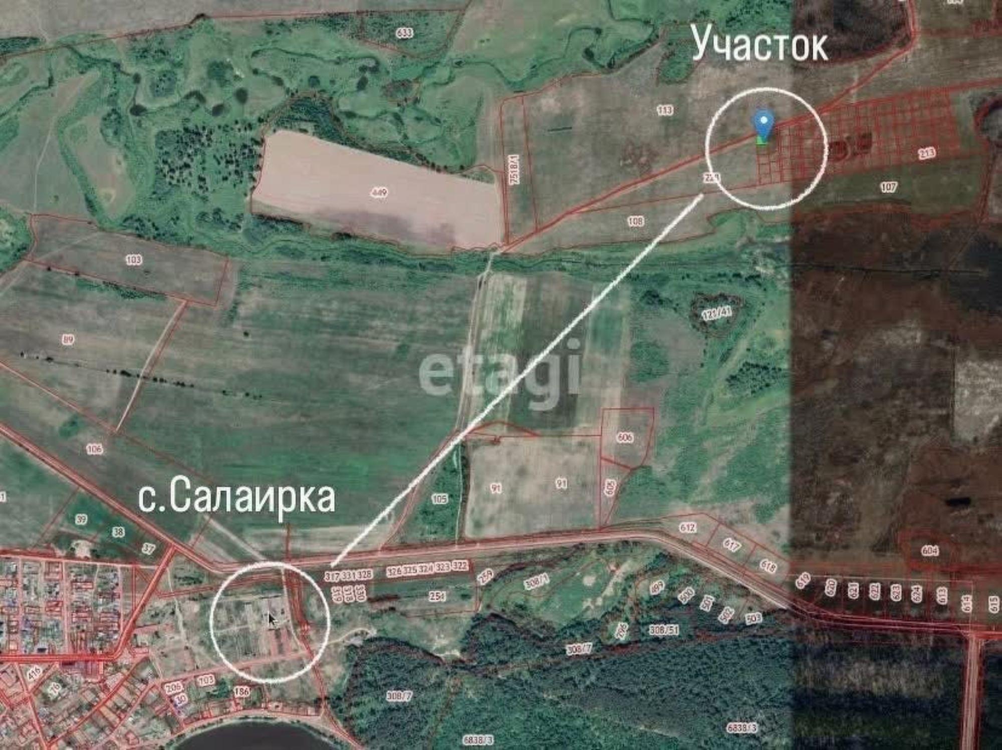 Купить землю, земельный участок за 360 000 рублей на 3 км Салаирского тракта