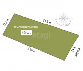 земля 4.5 сот Когалымская,