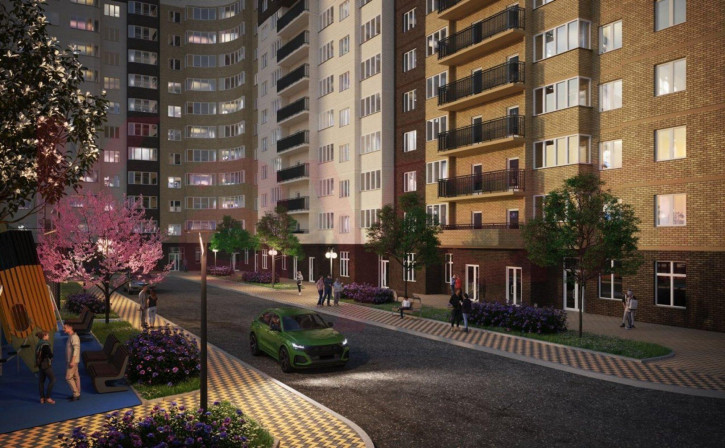 2-комн квартира в новом доме ул им. Героя Яцкова И.В.