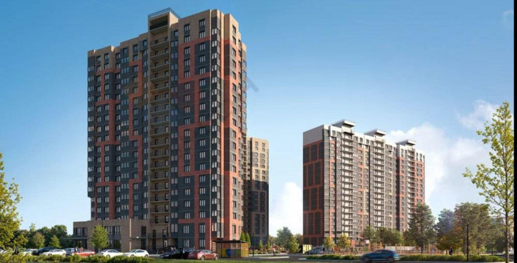 1-комн квартира в новом доме Марины Цветаевой ул, 17к2