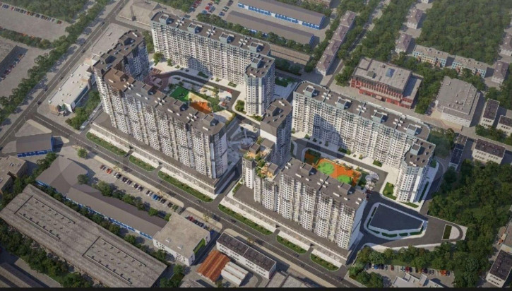 1-комн квартира в новом доме Уральская ул, 100