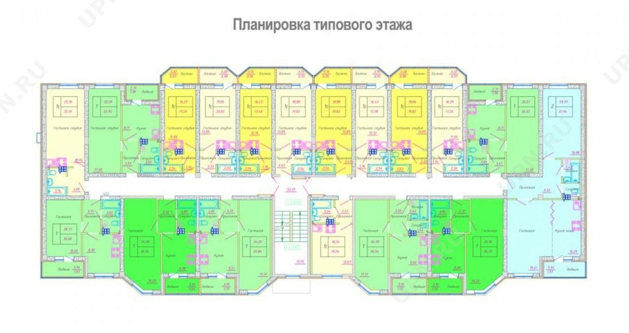 Купить квартиру за 2 486 000 рублей на металлистов, 14