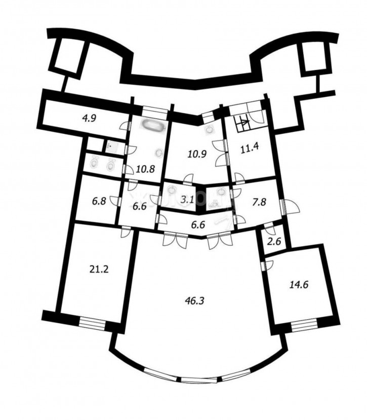 3-комн квартира Щетинкина, 49