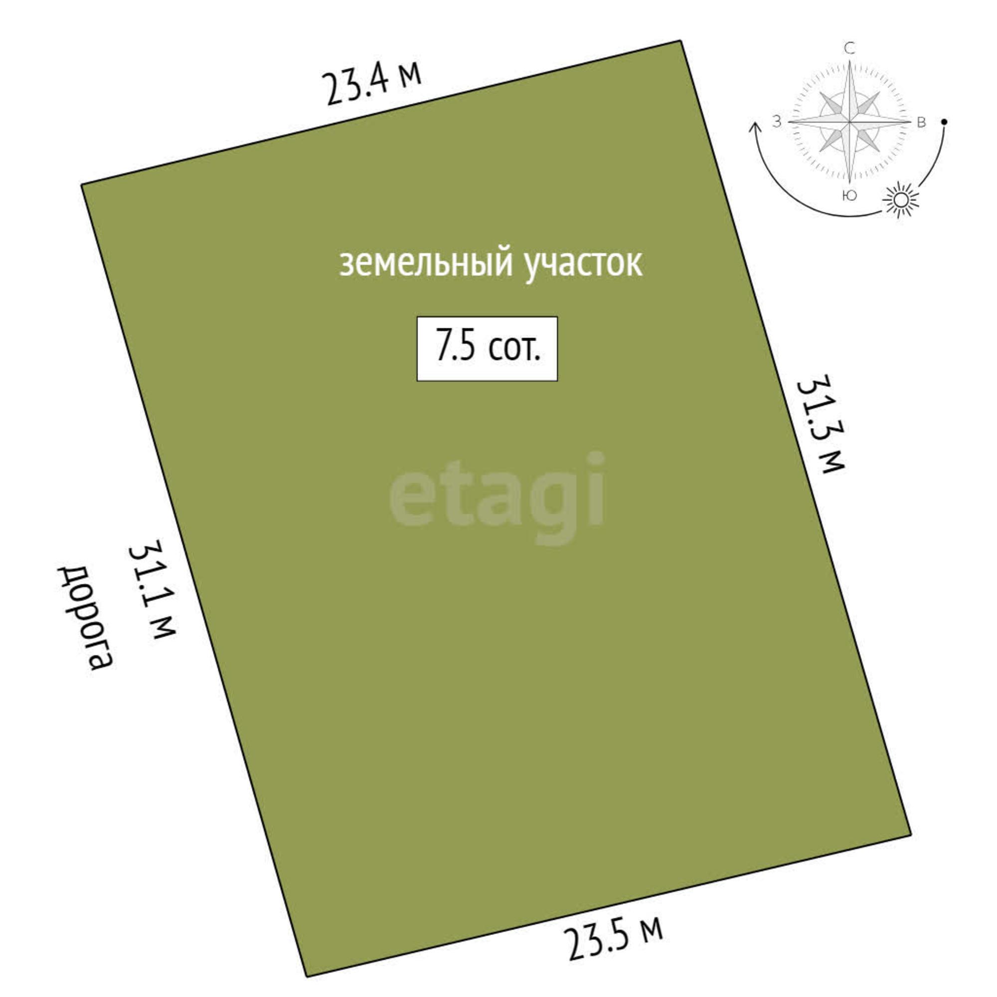 Купить землю, земельный участок за 1 650 000 рублей на Каменское