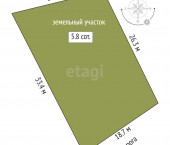 земля 5.8 сот Коняшина