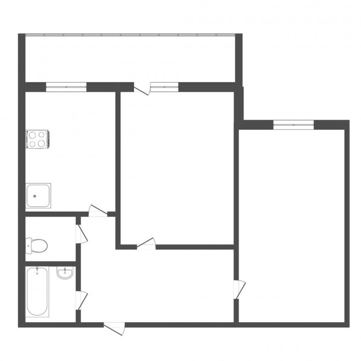 1-комн квартира Елизарова, 8