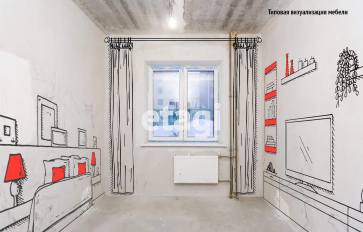 1-комн квартира Надира Сагдеева, 8