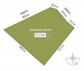 земля 51.2 сот Криводанова