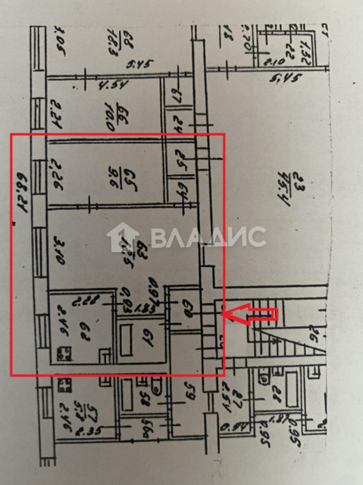 2-комн квартира улица Мира