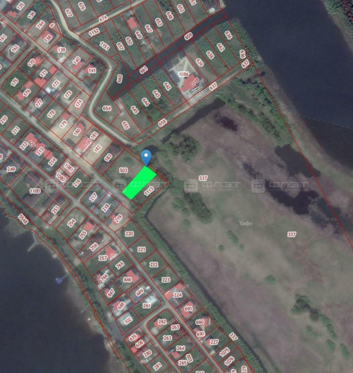 Земельный участок 2-я аллея, дом 1112