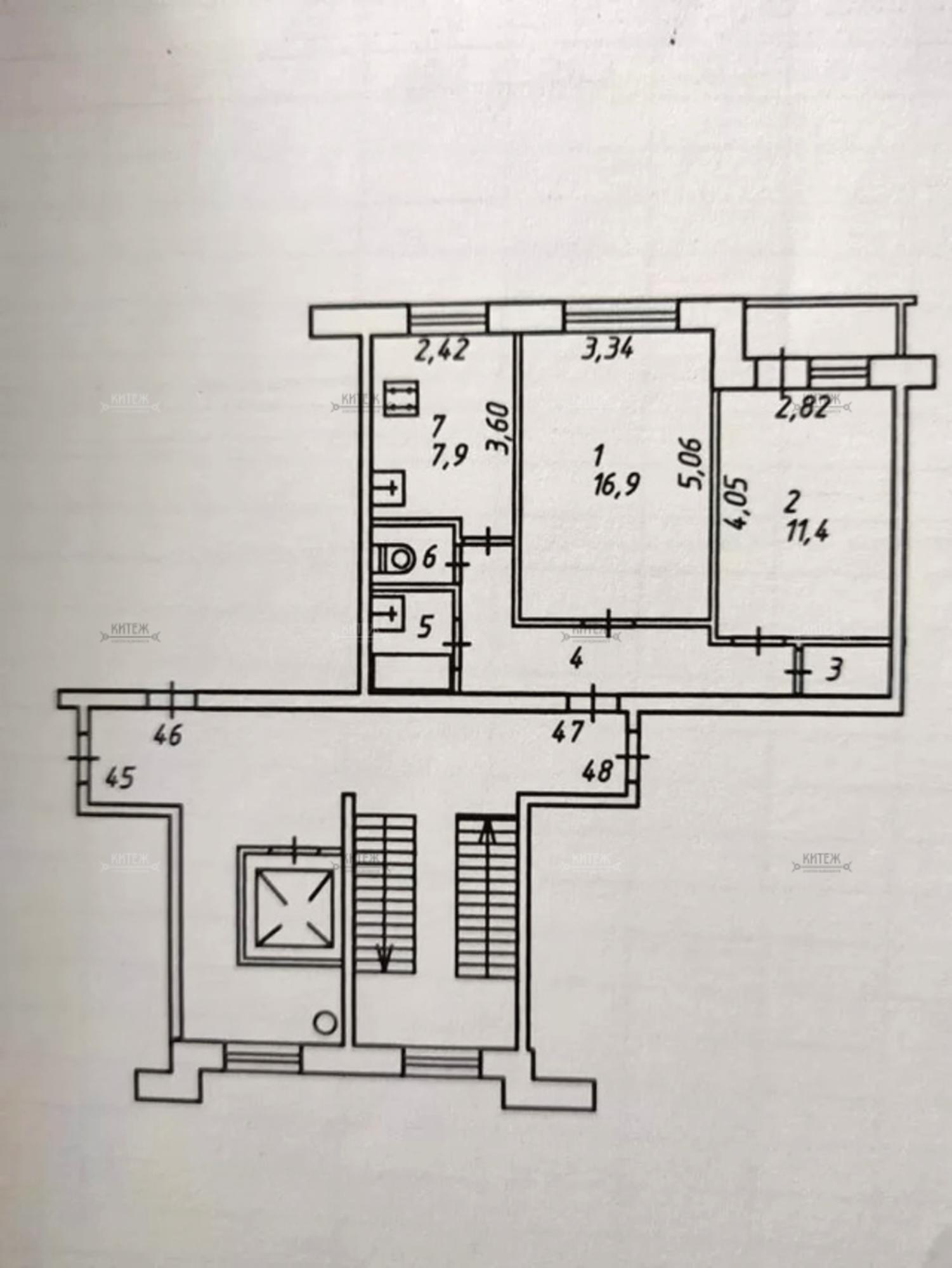 Купить квартиру за 4 800 000 рублей на Малоярославецкая улица