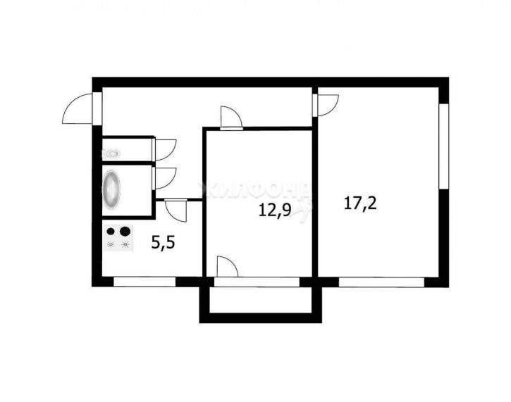 Комната Ключ-Камышенское Плато улица, д.3