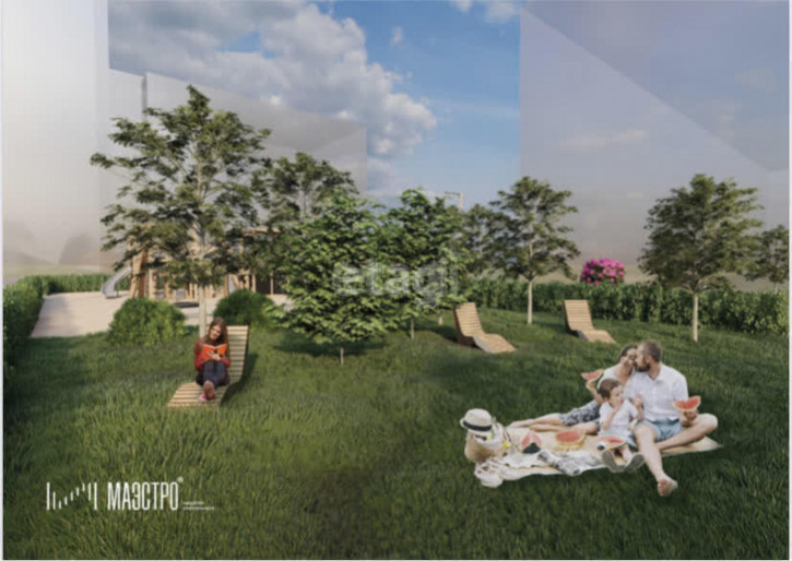 1-комн квартира в новом доме Братьев Бондаревых, 5