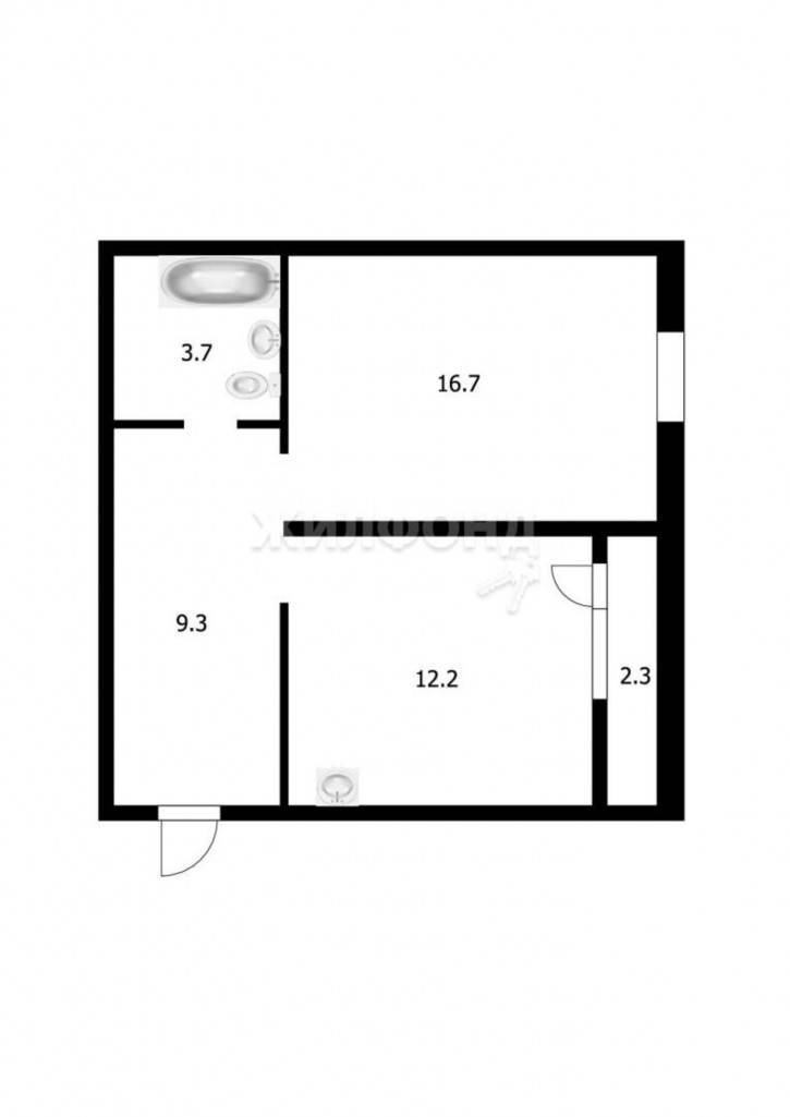 1-комн квартира Ивлева, 160