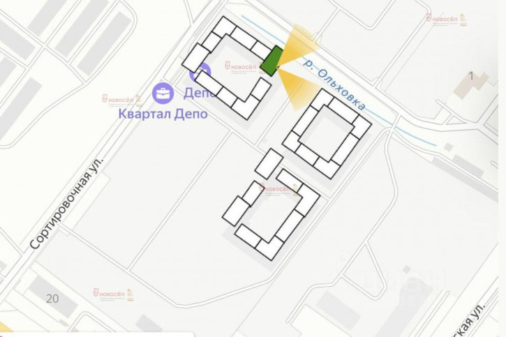 2-комн квартира Пехотинцев 2/г