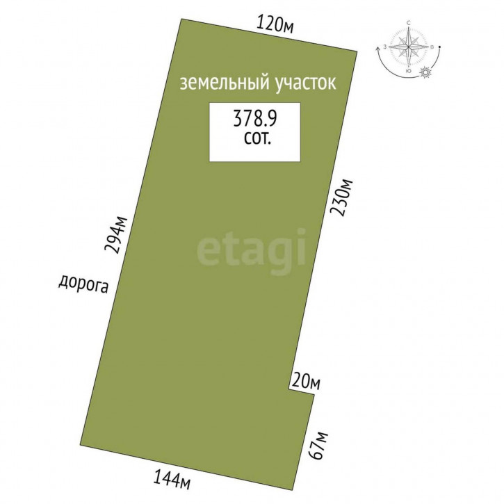 Земельный участок Дружба  СНТ