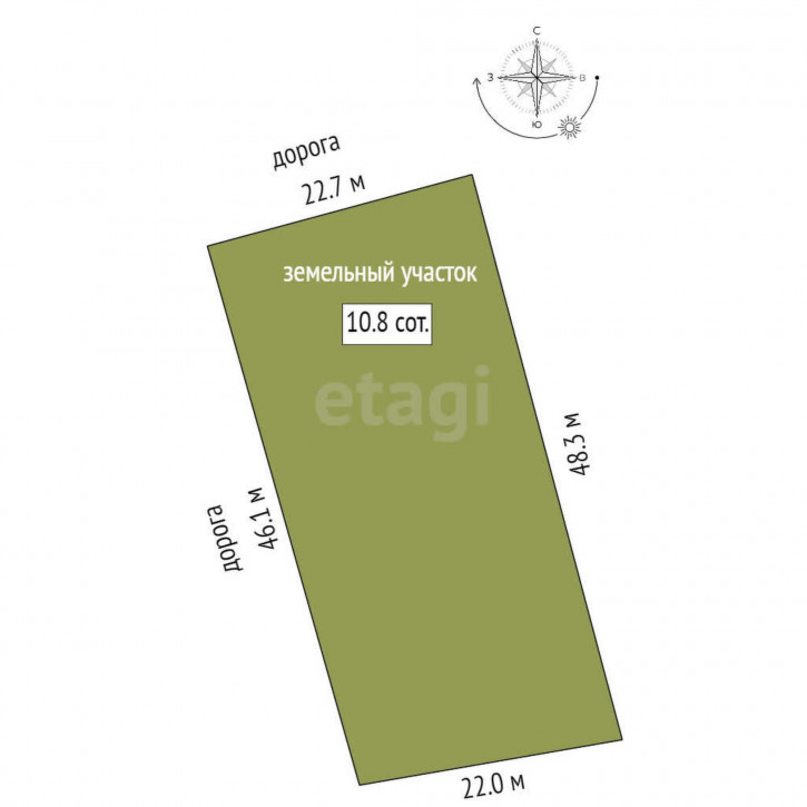 Земельный участок Центральная,