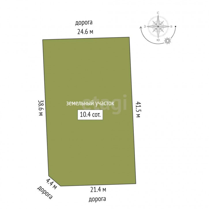 Земельный участок Сибирская,