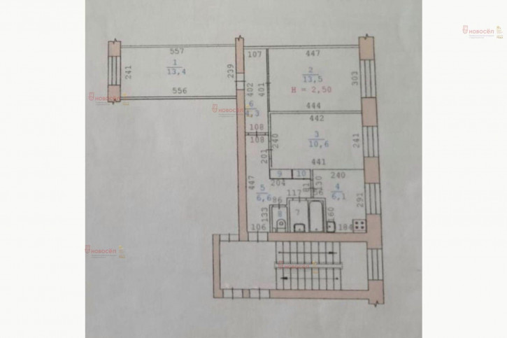3-комн квартира Проезжая 169