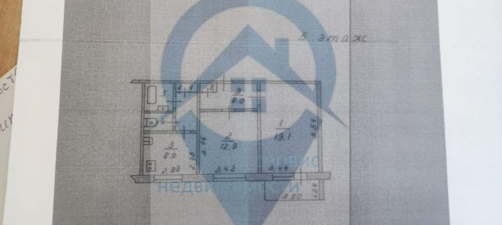 2-комн квартира Летчика Лазарева ул, 8