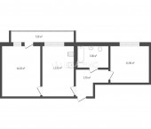 2-комн, 57кв м, этаж 2/3 Речная улица 2-комн, 57кв м, этаж 2/3 Речная улица