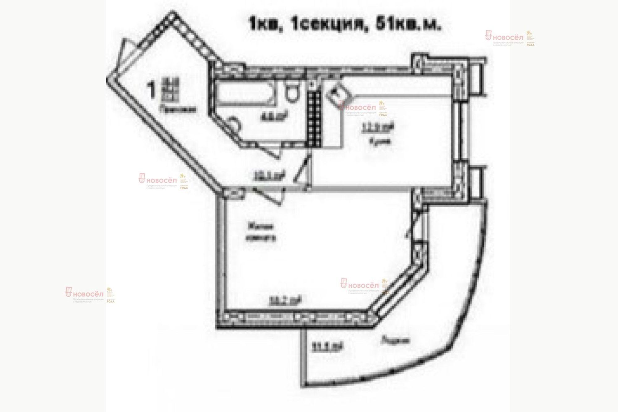 Купить квартиру за 7 300 000 рублей на Саввы Белых 1