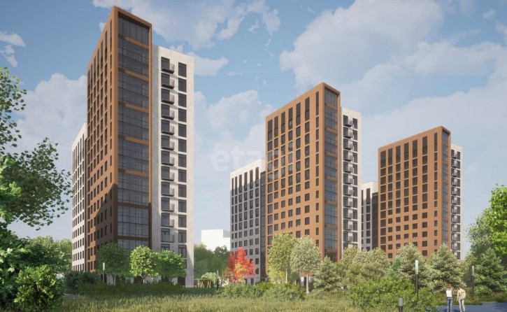 2-комн квартира в новом доме Волгоградская, Зеленая река, 1 очередь, корпус 3/3