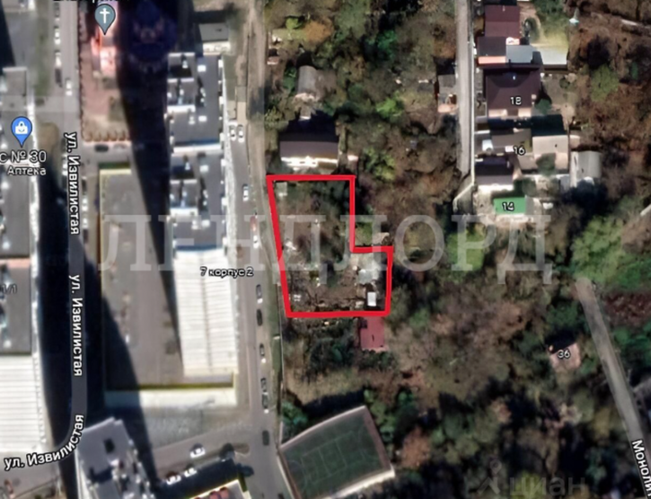 Земельный участок Глинистый переулок