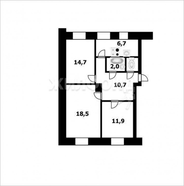 3-комн квартира Ленина, 20 3-комн квартира Ленина, 20