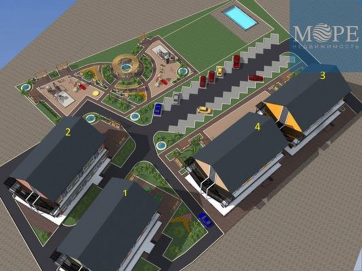 1-комн квартира в новом доме Верхневеселое с, Коммунаров ул, 1