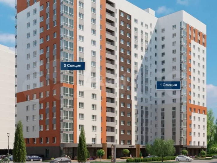 1-комн квартира в новом доме Степная улица