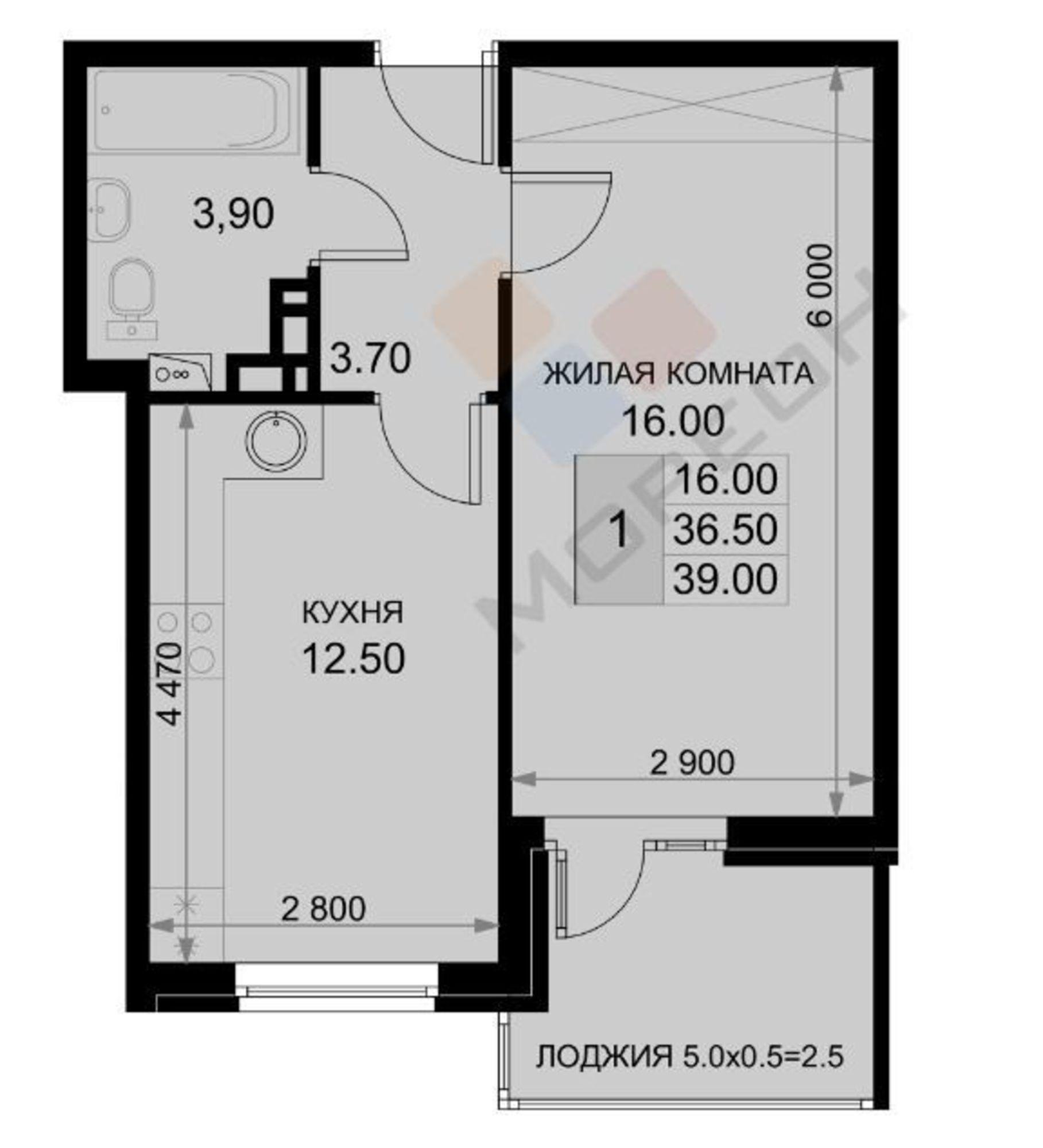 Купить квартиру за 3 700 000 рублей на Казачья ул, 4к2