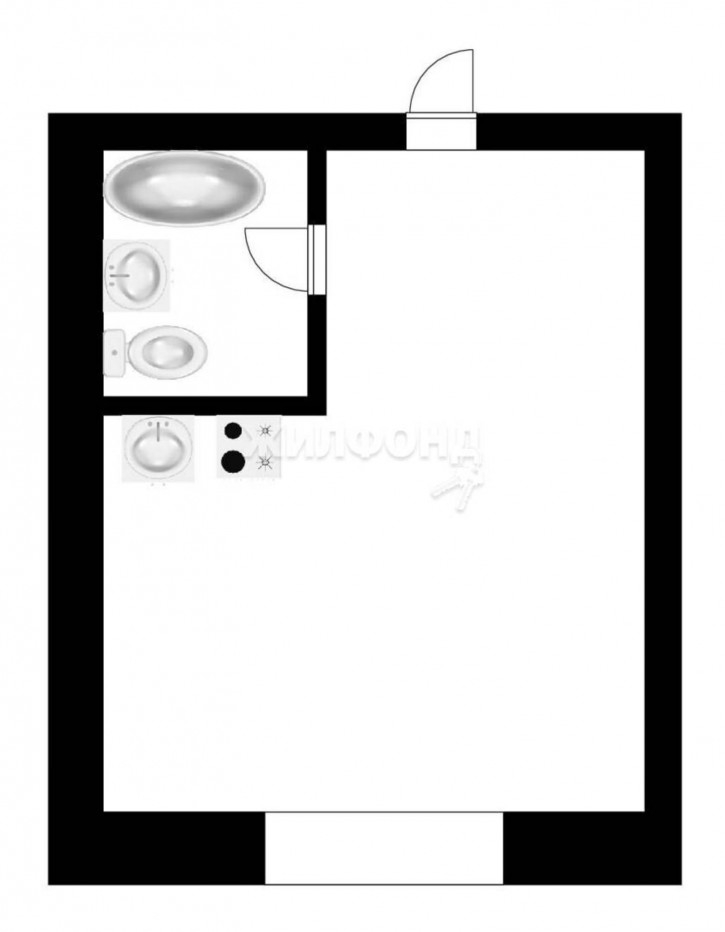 1-комн квартира Строительная, 12