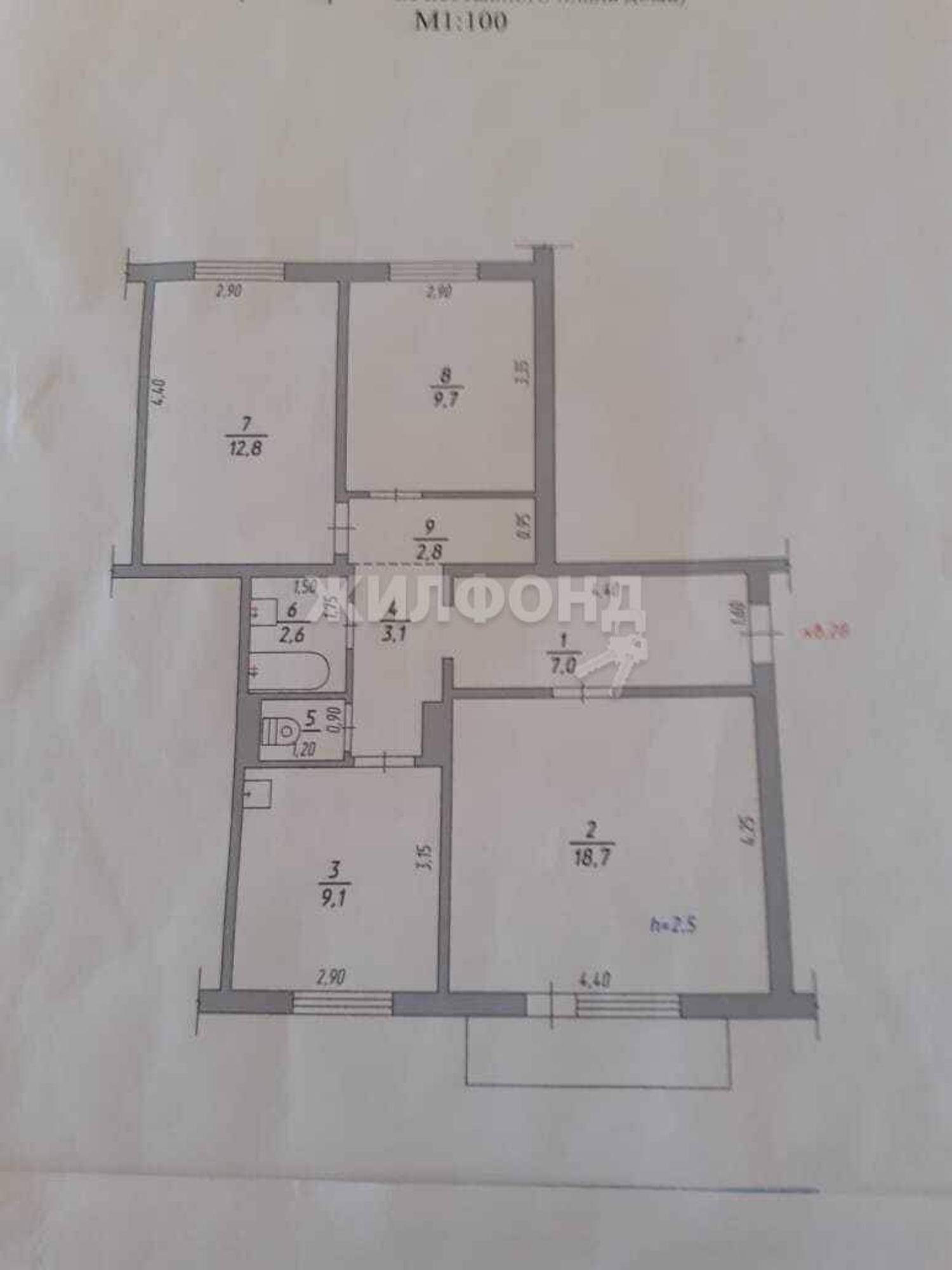 Купить квартиру за 4 300 000 рублей на 18-ый квартал, д.6