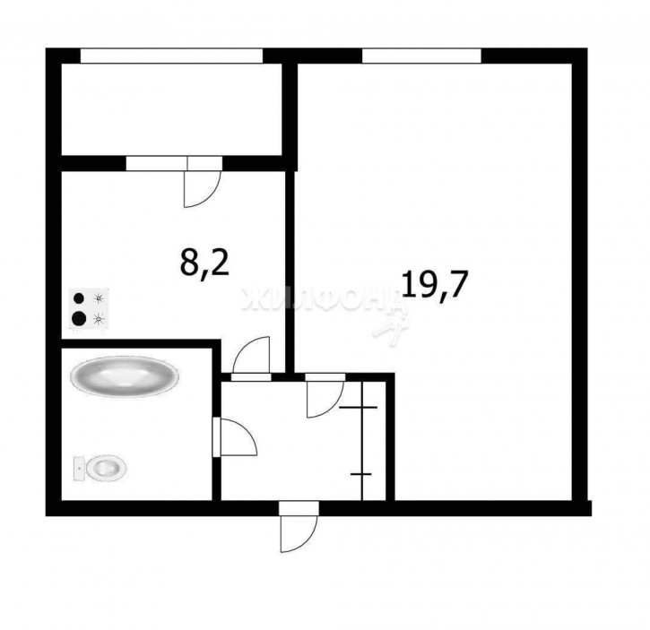1-комн квартира Ленина улица, д.28 1-комн квартира Ленина улица, д.28