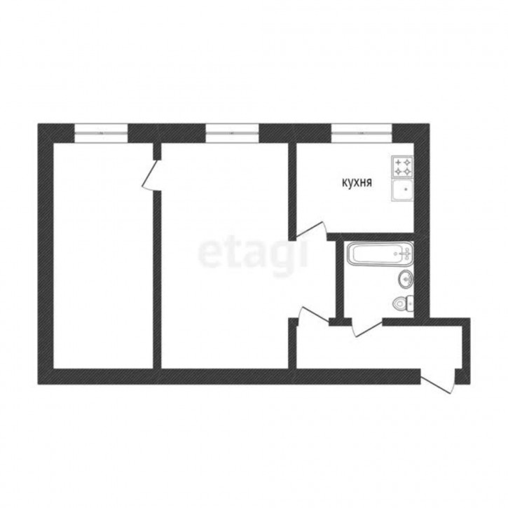 2-комн квартира улица Грибоедова, 9